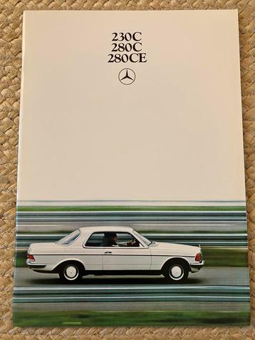 Mercedes-Benz W123 Coupé C123 brochure 230C 280C 280CE 1977