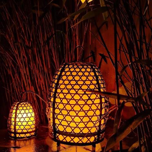 Tuin verlichting Basket lamp waterdicht van Brons uit Bali, Tuin en Terras, Buitenverlichting, Nieuw, Staande lamp, Overige materialen