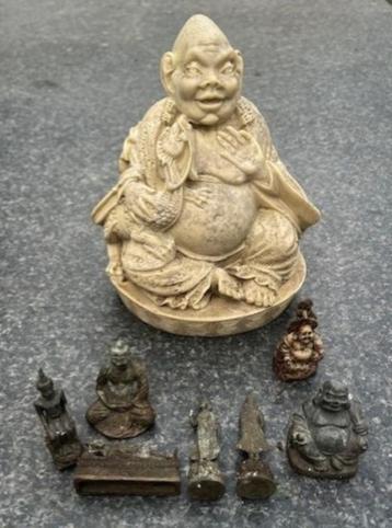 boeddha zeepsteen en andere kopere kleine
