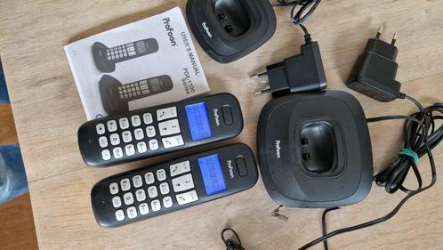 DECT telefoonset, Telecommunicatie, Vaste telefoons | Handsets en Draadloos, Zo goed als nieuw, 2 handsets, Ophalen of Verzenden