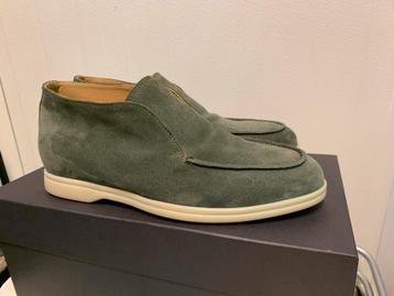 Mooie Bonsai groene loafers 40-6 NIEUW