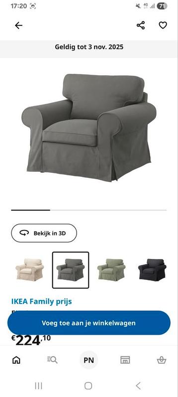 Ikea Ektorp Hoekbank + Fauteuil - afbeelding 20 Ikea Ektorp Hoekbank + Fauteuil - afbeelding 20