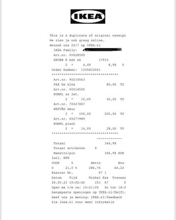 IKEA Pax kastdeur type Repvag - 1 stuk - afbeelding 5 IKEA Pax kastdeur type Repvag - 1 stuk - afbeelding 5