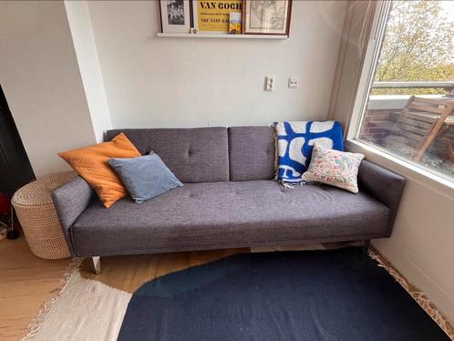 Sofa bed / slaapbank van design site MADE, grijs, Huis en Inrichting, Slaapkamer | Slaapbanken, Zo goed als nieuw, 140 cm, Tweepersoons