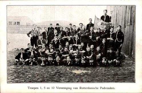 Rotterdam - Padvinders Scout, Verzamelen, Ansichtkaarten | Nederland, Ongelopen, Zuid-Holland, Voor 1920, Ophalen of Verzenden