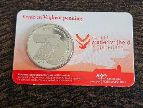 Vrede en Vrijheid Penning, Postzegels en Munten, Penningen en Medailles, Nederland, Ophalen of Verzenden