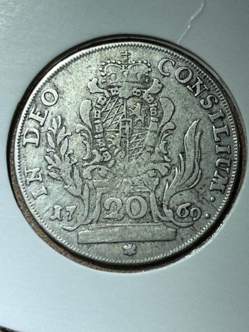 Oostenrijk, zilveren 20 Kreuzer 1769 A, Postzegels en Munten, Munten | Europa | Niet-Euromunten, Losse munt, Oostenrijk, Zilver