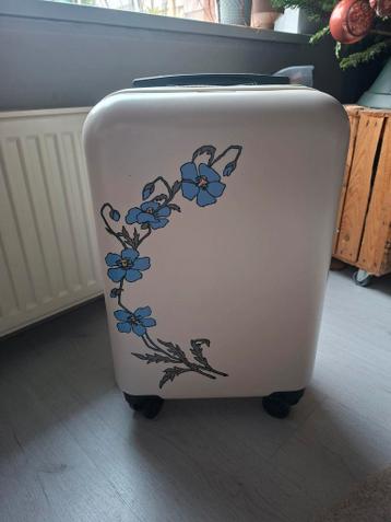 Gratis ophalen Handbagage Koffer met Bloemen