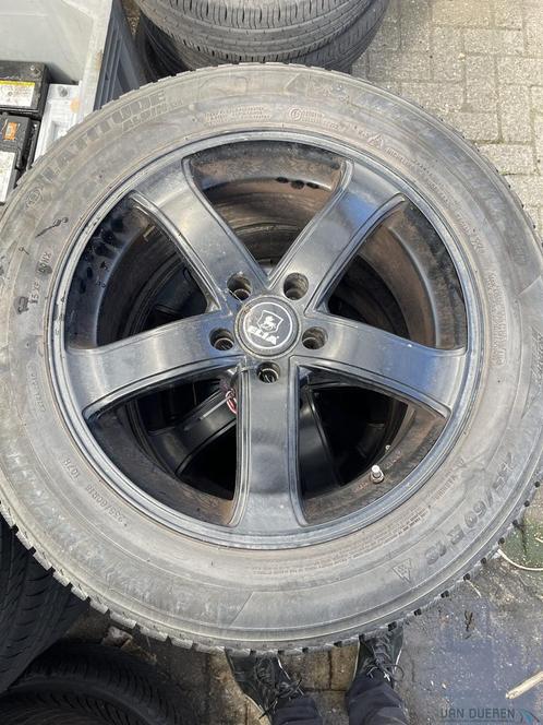 Renault Espace IV set lichtmetaal 18 inch met winterbanden, Auto-onderdelen, Banden en Velgen, Banden en Velgen, Winterbanden