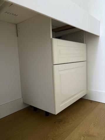 2 keuken ladeblokken Ikea Metod wit met bodbyn front - afbeelding 7 2 keuken ladeblokken Ikea Metod wit met bodbyn front - afbeelding 7