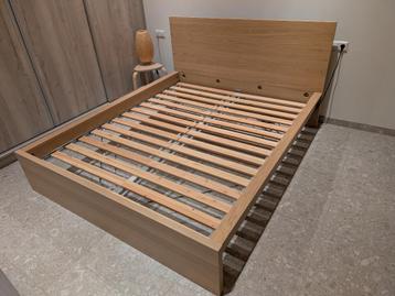 IKEA bedframe MALM 160x200 + LURÖY Lattenbodem - afbeelding 1 IKEA bedframe MALM 160x200 + LURÖY Lattenbodem - afbeelding 1