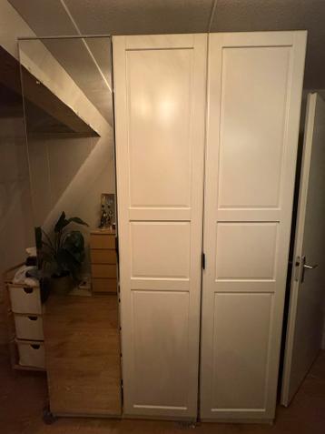 IKEA Pax Deuren: Spiegel & Tyssedal Wit 50x229 - afbeelding 2 IKEA Pax Deuren: Spiegel & Tyssedal Wit 50x229 - afbeelding 2