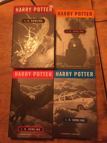 Harry potter boeken delen 1 tm 4 in het Engels