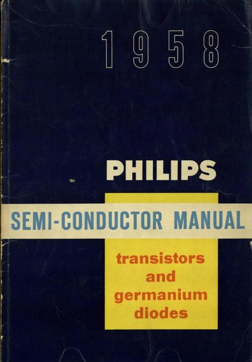 Philips, semi conductor manual 1958, Boeken, Catalogussen en Folders, Gelezen, Catalogus, Ophalen of Verzenden