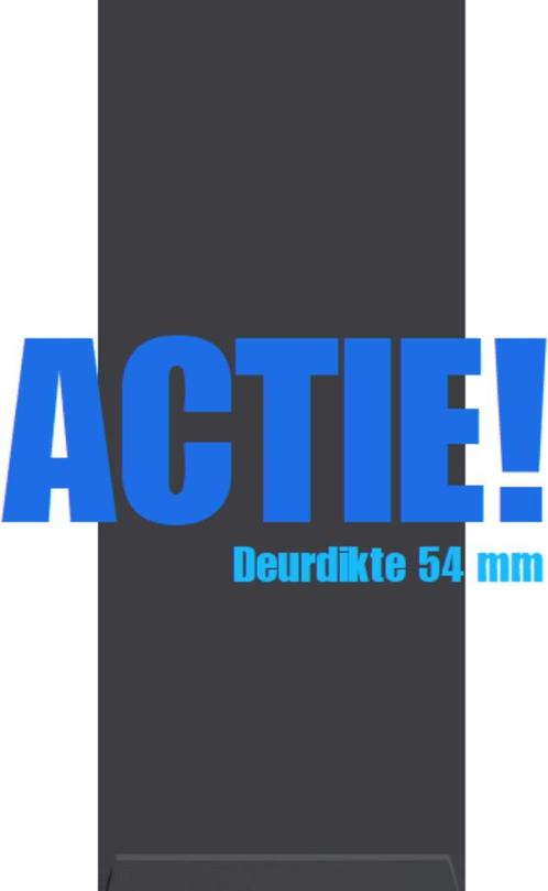 ACTIE! - Geïsoleerde Voordeur incl montage | Deurdikte 54 mm, Doe-het-zelf en Verbouw, Deuren en Horren, Nieuw, Buitendeur, Hout