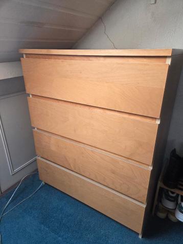 Houten Ikea malm ladekast 4 lades - afbeelding 3 Houten Ikea malm ladekast 4 lades - afbeelding 3