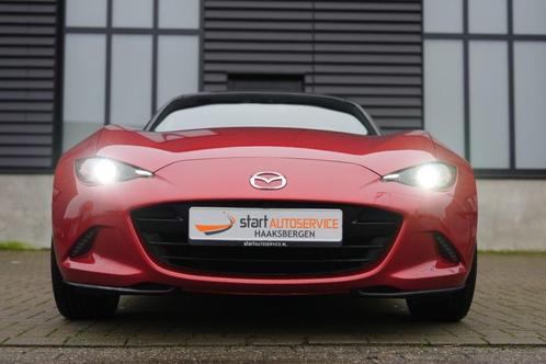 Mazda MX-5 2.0 Cabriolet 163pk Skyactiv Led Navi Leder, Auto's, Mazda, Bedrijf, MX-5, ABS, Airbags, Airconditioning, Bluetooth