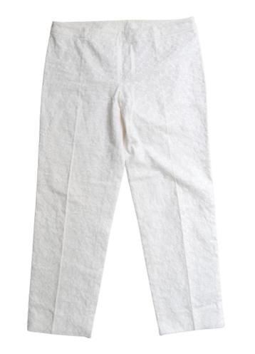 BLUMARINE / BLUGIRL broek, pantalon, wit, Mt. L