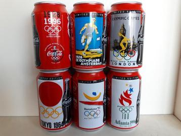 Coca-Cola Blikkenset uit Nederland 1996 Olympische Spelen 6x