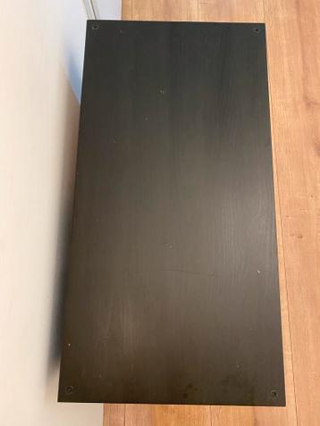 Billy IKEA kast zwart met rieten manden - afbeelding 3 Billy IKEA kast zwart met rieten manden - afbeelding 3