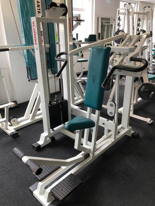 Panatta Shoulder Press €750, Sport en Fitness, Fitnessmaterialen, Gebruikt, Armen, Benen, Borst, Buik, Rug, Ophalen