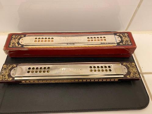 Harmonica M. Hohner Tremolo C 53/48, Muziek en Instrumenten, Blaasinstrumenten | Mondharmonica's, Gebruikt, C-mondharmonica, Met koffer of doosje