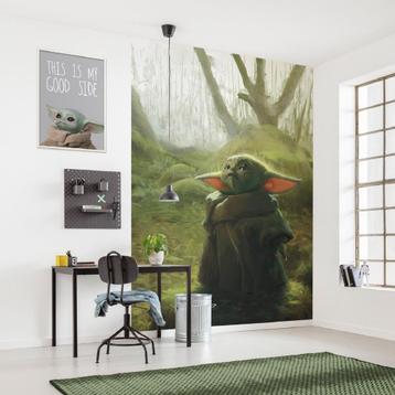 Mandalorian fotobehang Grogu, The Child, Muurdeco4kids