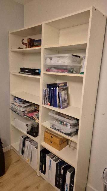 2x billy boekenkast 80cm & 60cm €20/st - afbeelding 1 2x billy boekenkast 80cm & 60cm €20/st - afbeelding 1