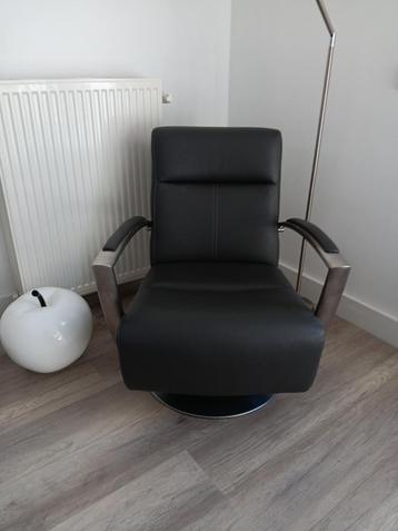 Knibbeler antraciet fauteuil