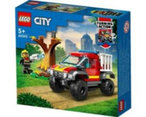 Lego City 4x4 Brandweertruck redding Set nr 60393, Kinderen en Baby's, Speelgoed | Duplo en Lego, Nieuw, Lego, Complete set, Ophalen of Verzenden