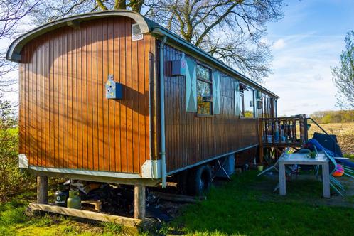 Tiny House op wielen Pipowagen WOON KLAAR! Zorgunit of B&B!, Huizen en Kamers, Recreatiewoningen te koop, Noord-Brabant, Overige soorten