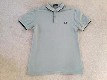Lichtgroene fred perry polo S