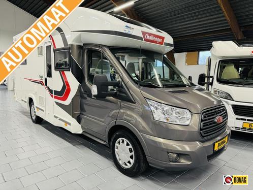 Challenger Mageo 308 Automaat - Face to Face Queensbed 2019, Caravans en Kamperen, Campers, Bedrijf, Half-integraal, tot en met 5