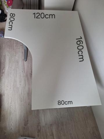 Hoekbureau Ikea galant wit 160x80x120cm - afbeelding 1 Hoekbureau Ikea galant wit 160x80x120cm - afbeelding 1