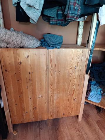 Ivar Hoekkast Grenen Rotan deurtjes Kledingkast kast hoek - afbeelding 3 Ivar Hoekkast Grenen Rotan deurtjes Kledingkast kast hoek - afbeelding 3