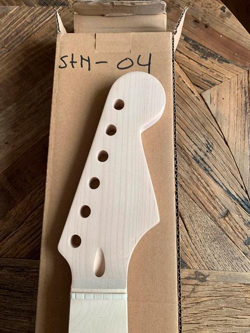 Stratocaster style hals “ Maple Onbewerkt” STN-04, Muziek en Instrumenten, Instrumenten | Onderdelen, Zo goed als nieuw, Ophalen of Verzenden