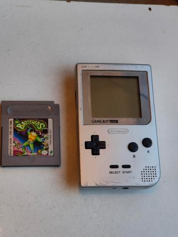 Nintendo Game Boy Pocket met top game. 