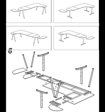 Ikea Galant hoekbureau - afbeelding 6 Ikea Galant hoekbureau - afbeelding 6