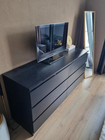 Ikea Malm ladekast - Zwartbruin - afbeelding 2 Ikea Malm ladekast - Zwartbruin - afbeelding 2