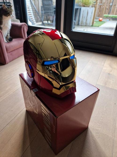 Iron man helm Marvel mk5 Autoking cosplay Nieuw Goud, Verzamelen, Film en Tv, Nieuw, Ophalen of Verzenden