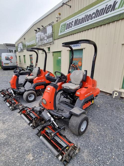 Jacobsen Eclipse kooi/  greenmaaiers , electrische aandrij, Tuin en Terras, Zitmaaiers, Zo goed als nieuw, Ophalen of Verzenden