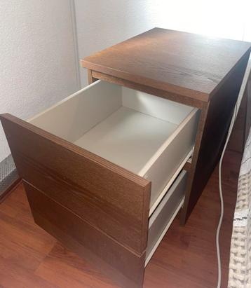 Ikea Malm Nachtkastje - Bruin - afbeelding 2 Ikea Malm Nachtkastje - Bruin - afbeelding 2