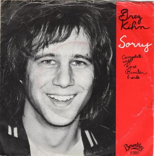 GREG KIHN  -  Sorry, Cd's en Dvd's, Vinyl Singles, Gebruikt, Single, Pop, 7 inch, Verzenden