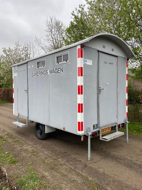 Snelverkeer Schaftwagen,Saneringswagen,douchewagen,zonnepane, Doe-het-zelf en Verbouw, Bouwketen en Schaftketen, Gebruikt, Ophalen