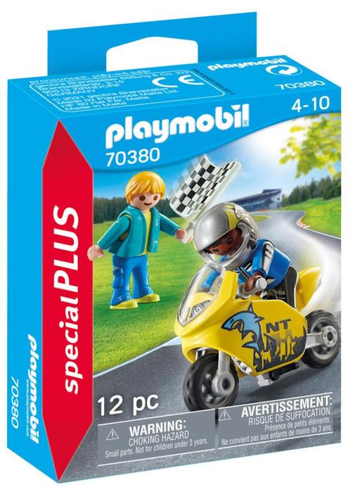 PLAYMOBIL 70380 Jongens met RaceFietsen 12 delig, Kinderen en Baby's, Speelgoed | Playmobil, Nieuw, Complete set, Ophalen of Verzenden