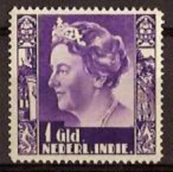 Ned-Indie NVPH nr 208 postfris Koningin Wilhelmina 1934