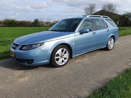 Saab 9-5 2.3 T Biopower Sport Estate AUT 2007 Blauw, Auto's, Saab, Particulier, Saab 9-5, Airbags, Airconditioning, Centrale vergrendeling