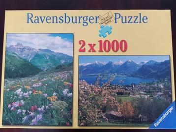 Ravensburgers puzzels 2x landschap