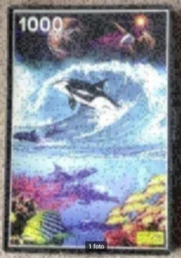 Fame legpuzzel, puzzle; 1000 stukjes; zee walvis dolfijnen