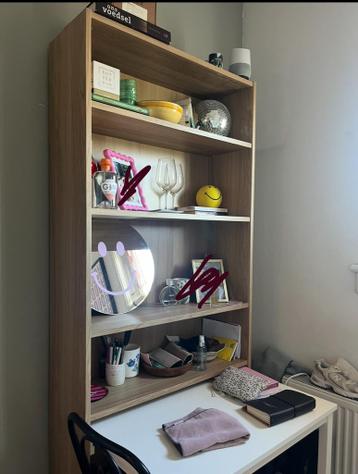 IKEA BILLY boekenkast met bureau - eiken/wit - afbeelding 1 IKEA BILLY boekenkast met bureau - eiken/wit - afbeelding 1